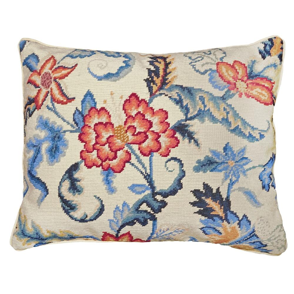 Floral needlepoint pillows shop